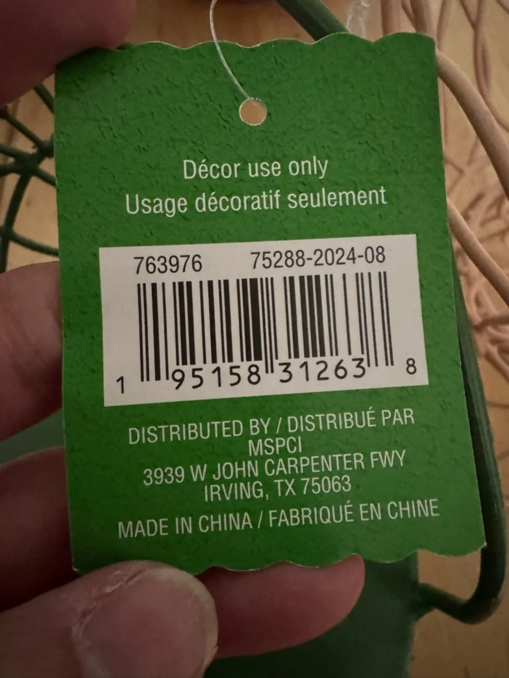 Ashland Green and Blush Metal Tabletop Chairs (NWT) - Picture 7 of 7